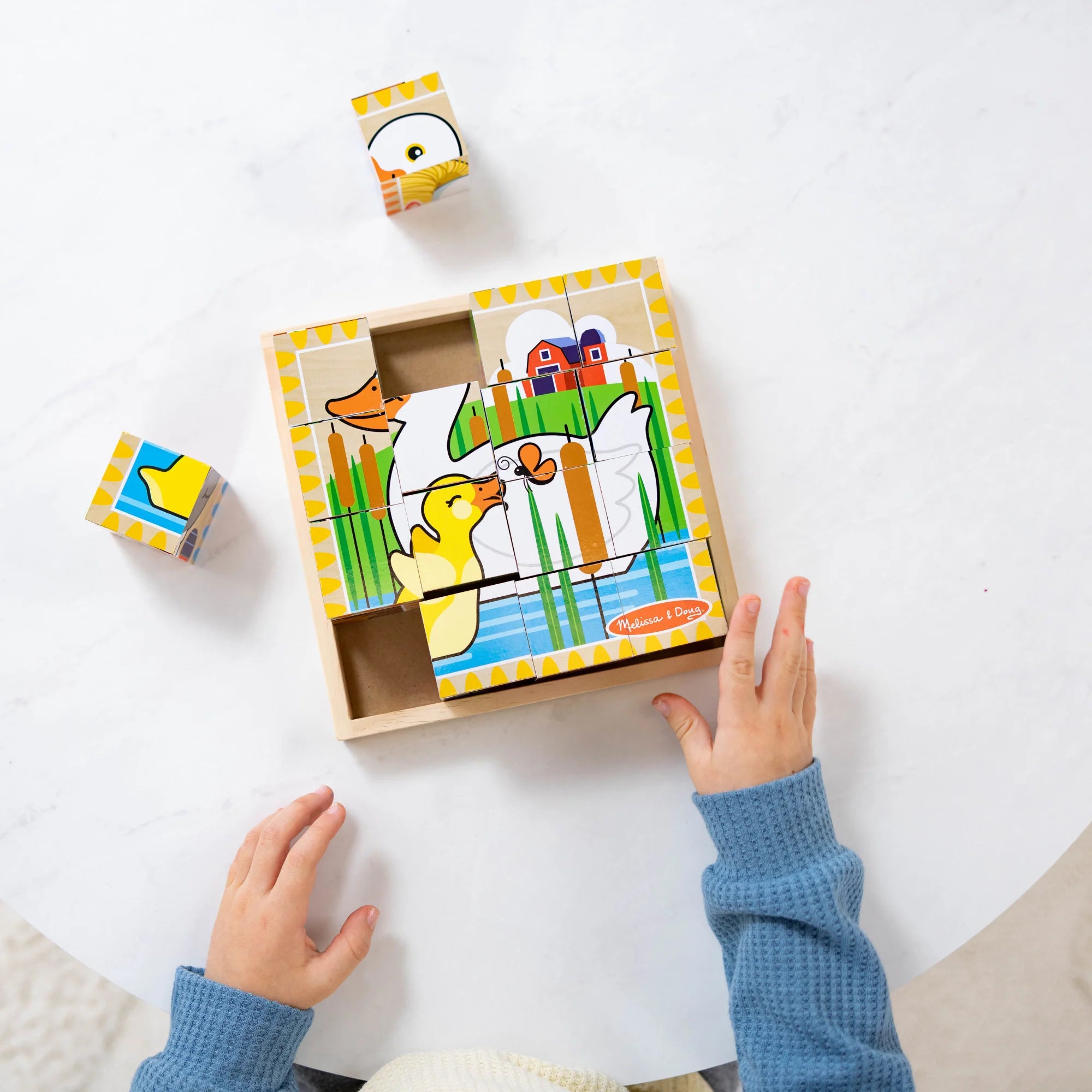 Melissa & Doug Farm Cube Puzzle – 16 Pieces