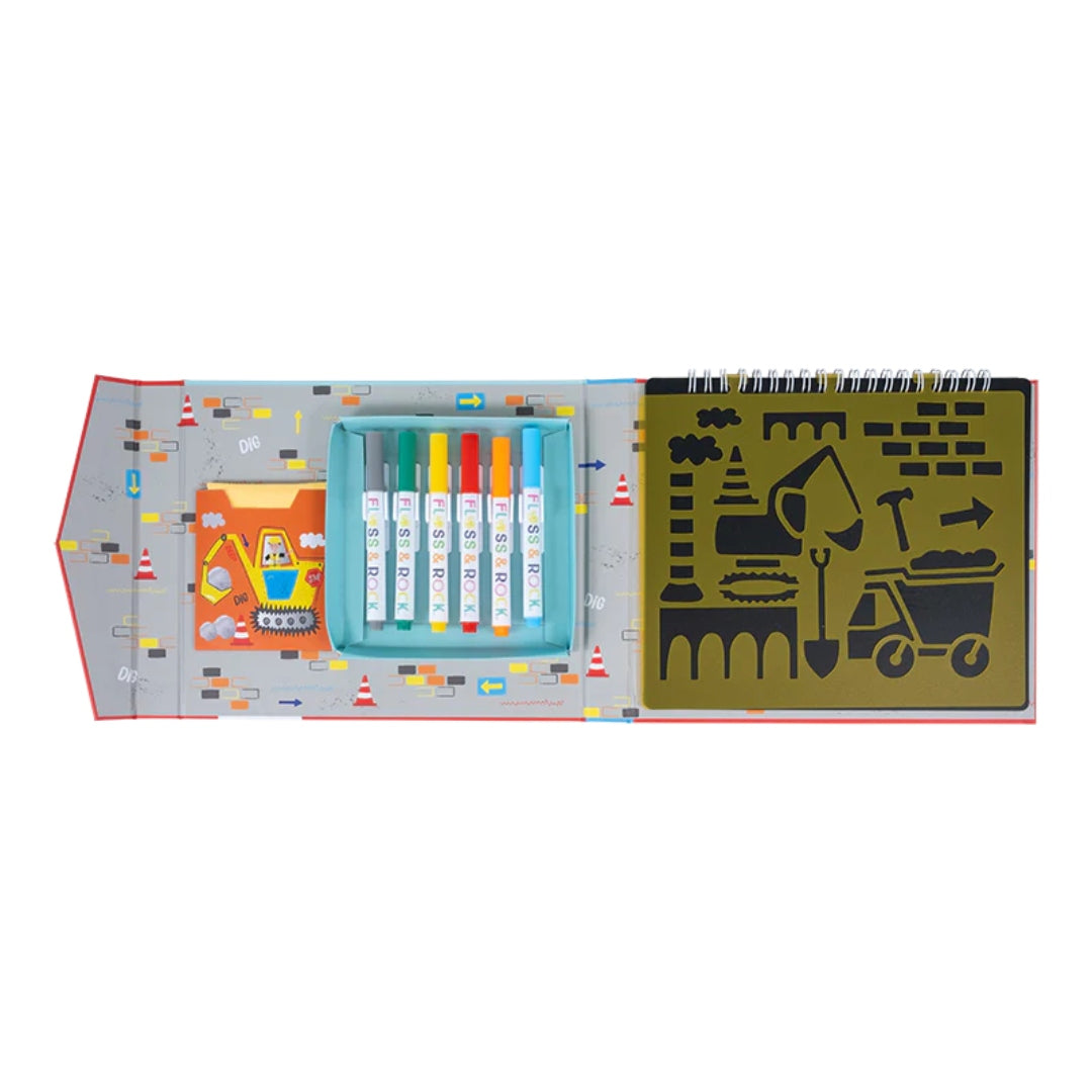 Floss &amp; Rock Chalkboard Sketchbook – Construction