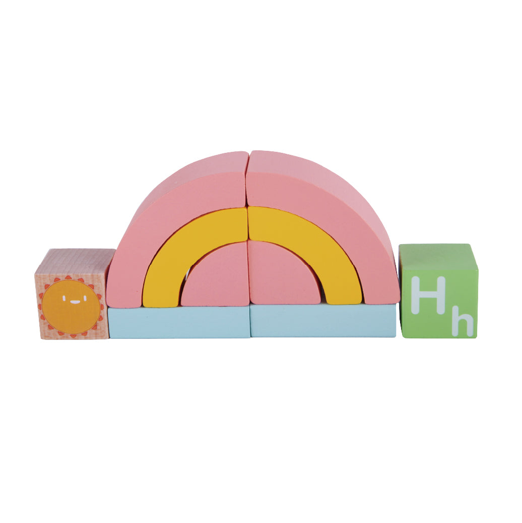 Classic World Rainbow Garden Building Blocks (60 Piece)