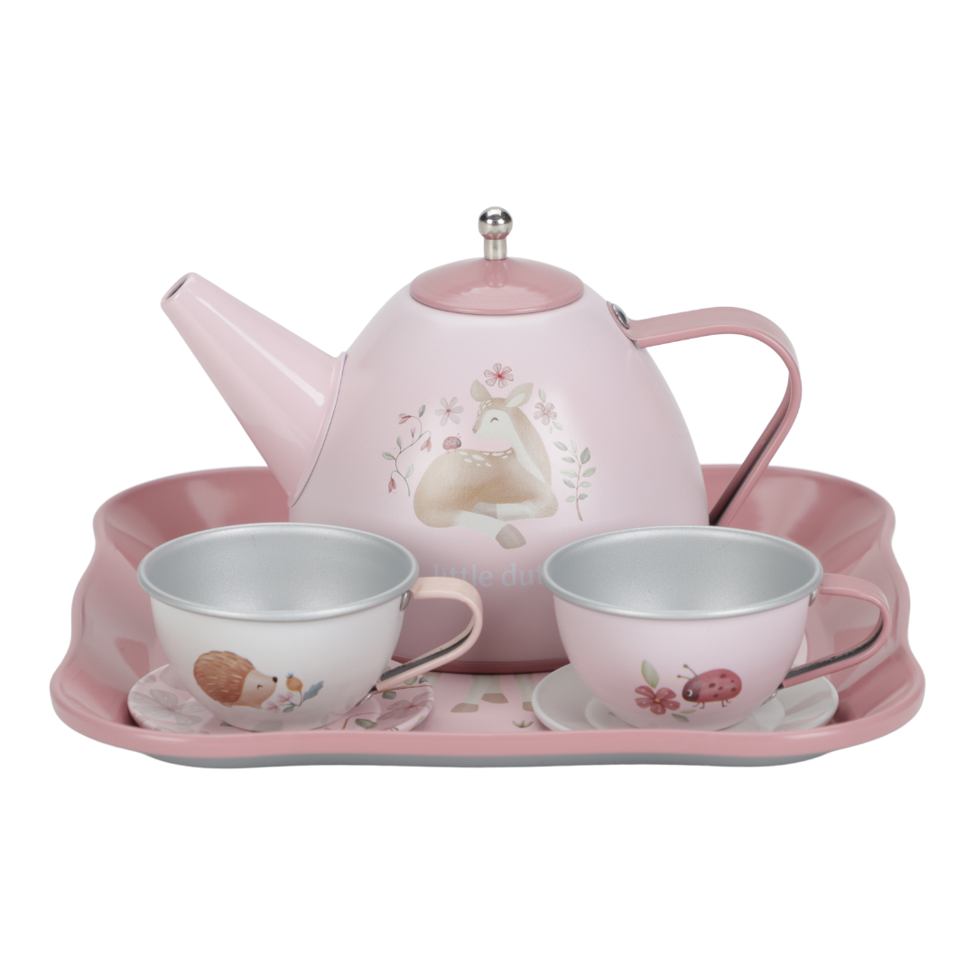 Little Dutch Tea Set in Suitcase – Fairy Garden (7 Piece)