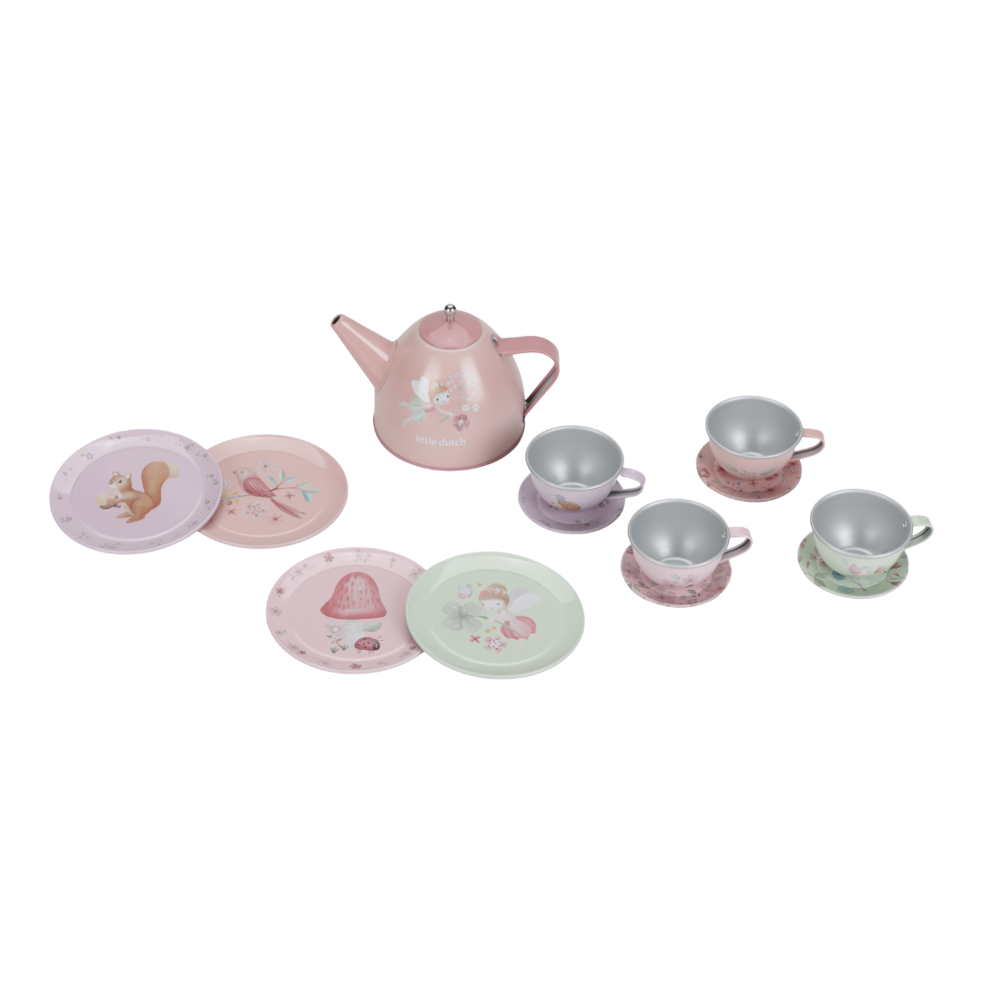 Little Dutch Tea Set in Suitcase – Fairy Garden (13 Piece)