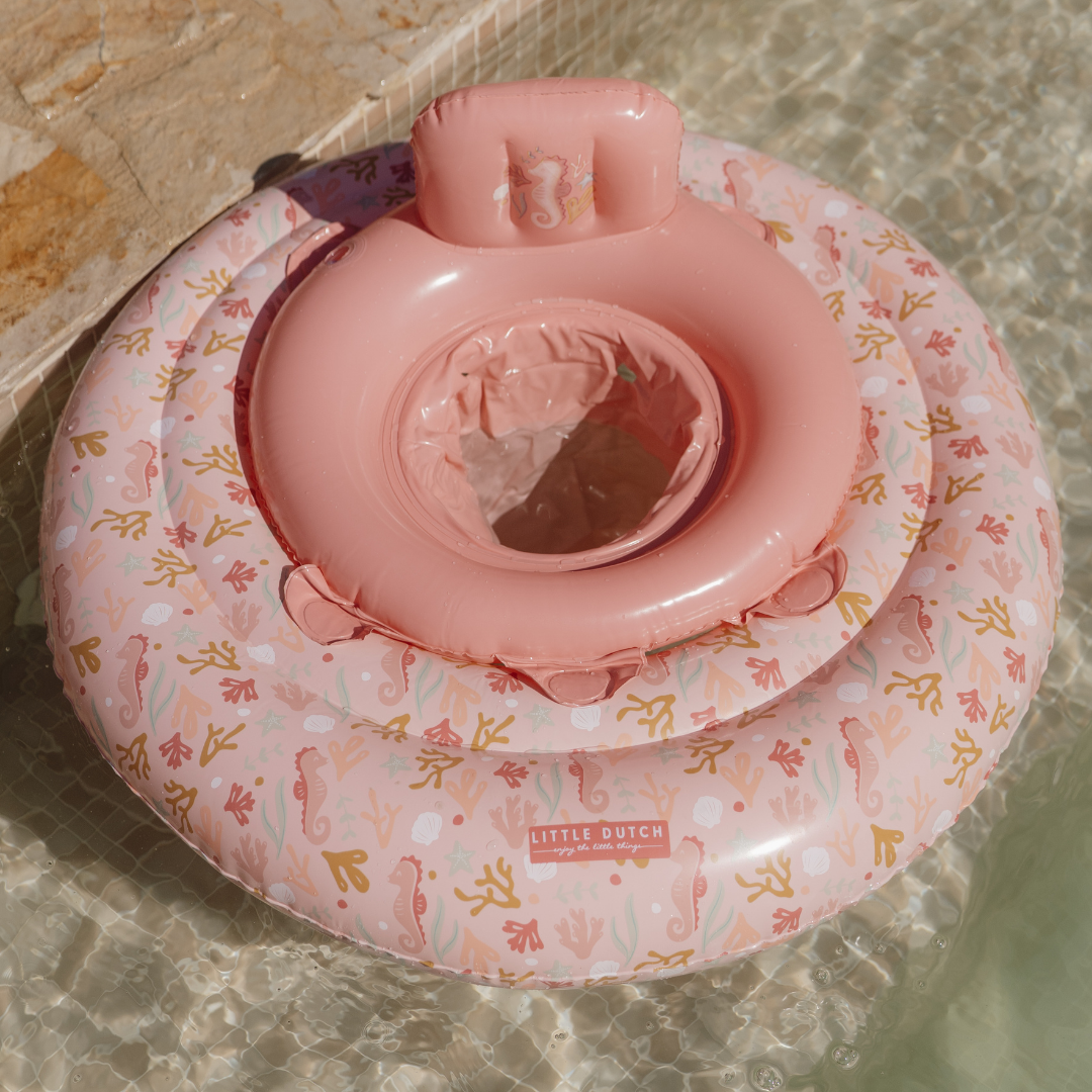 Little Dutch Inflatable Baby Float – Ocean Dreams Pink