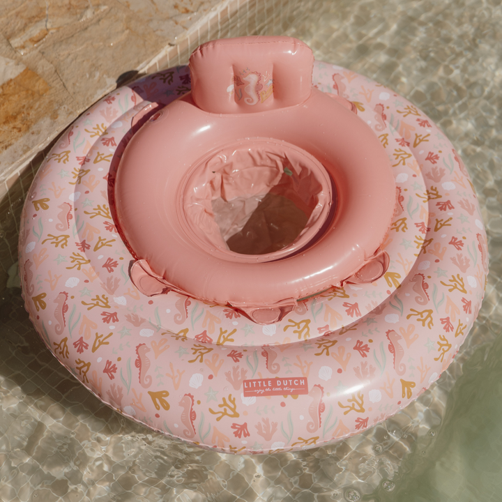 Little Dutch Inflatable Baby Float – Ocean Dreams Pink