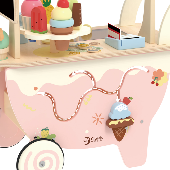Classic World Ice Cream Cart