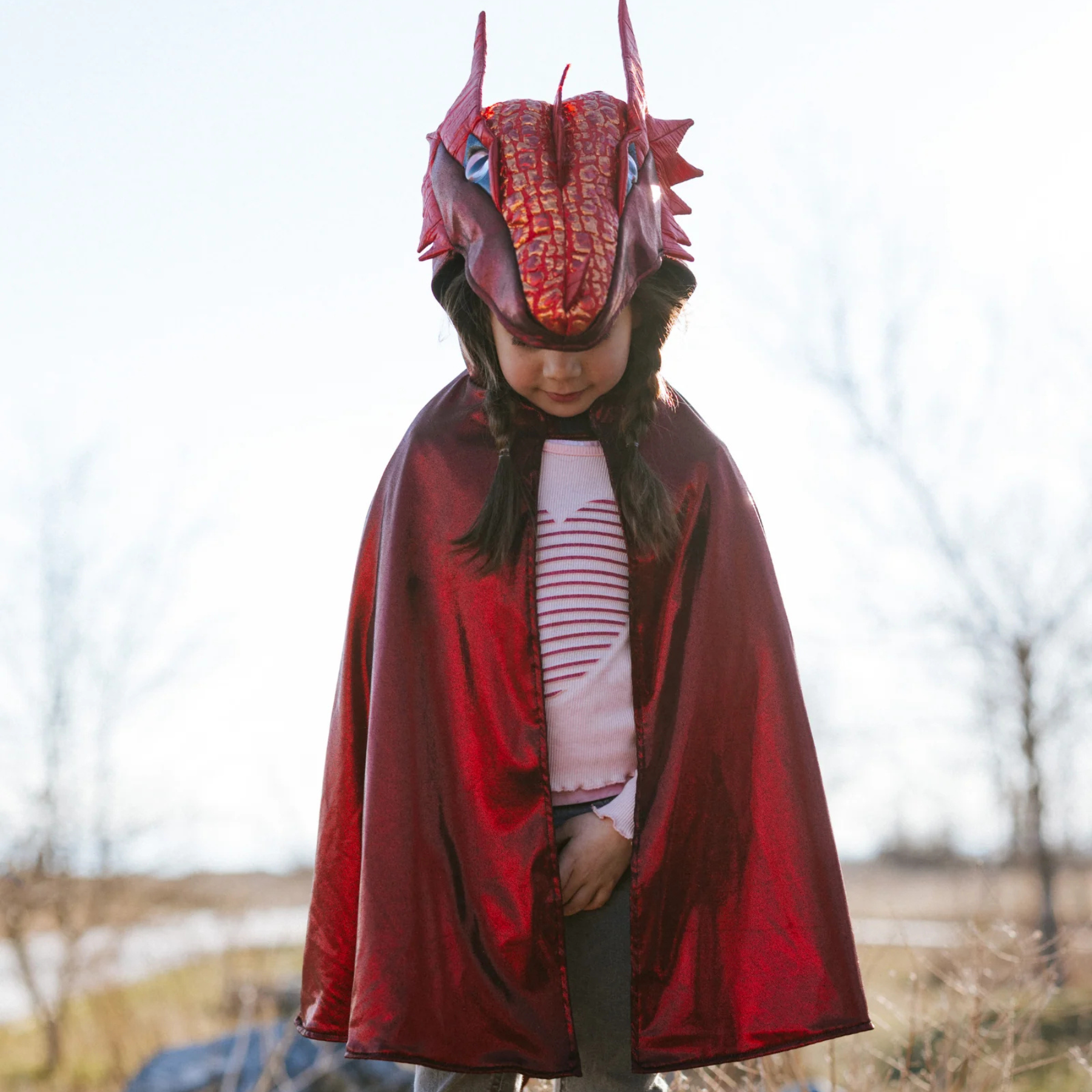 Great Pretenders Ruby Metallic Dragon Cape