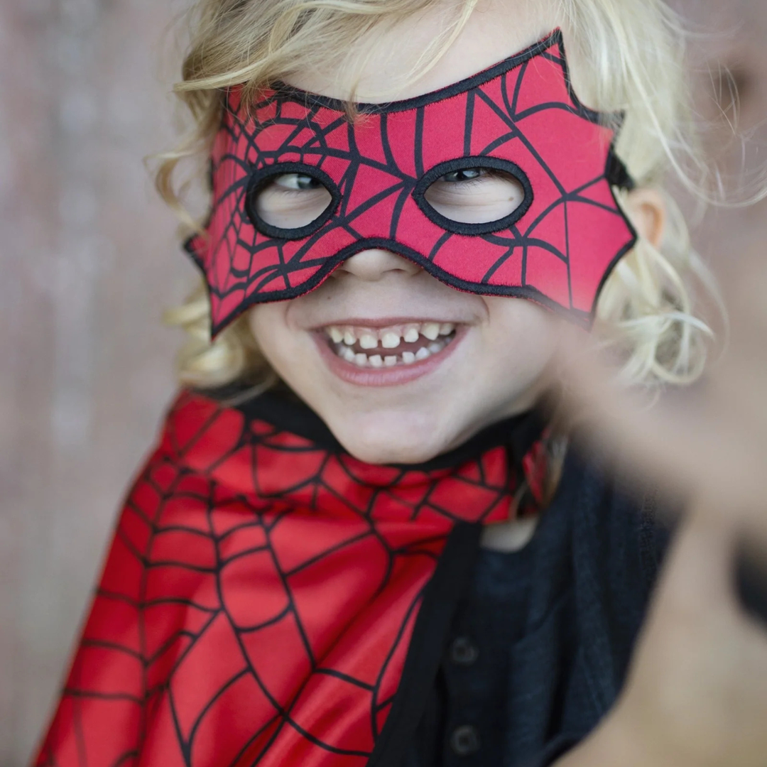 Great Pretenders Reversible Spider &amp; Bat Cape with Mask