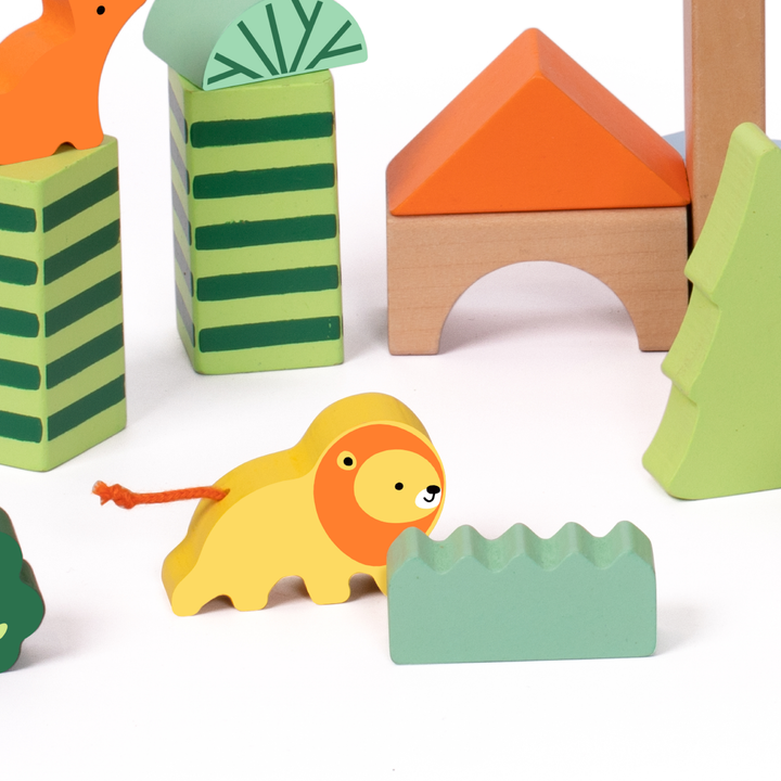 Classic World Forest Building Blocks (50 Piece)