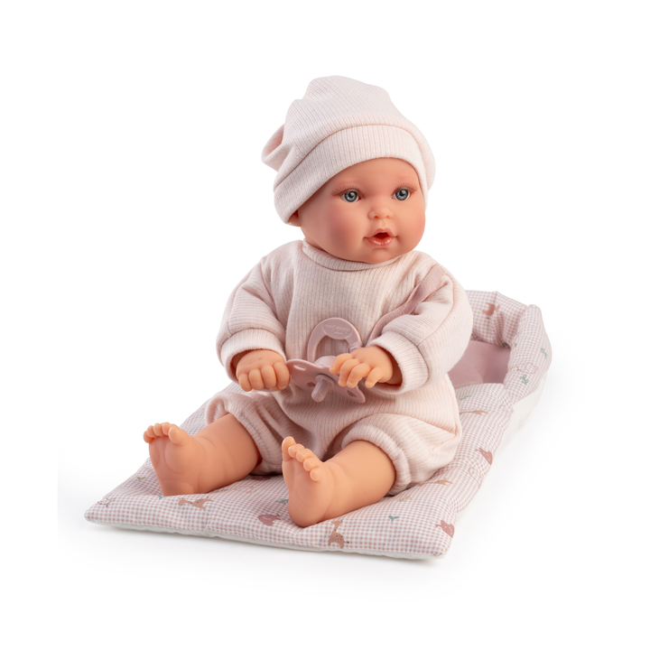 Antonio Juan Soft Baby Crying Doll with Sleeping Bag – Kika