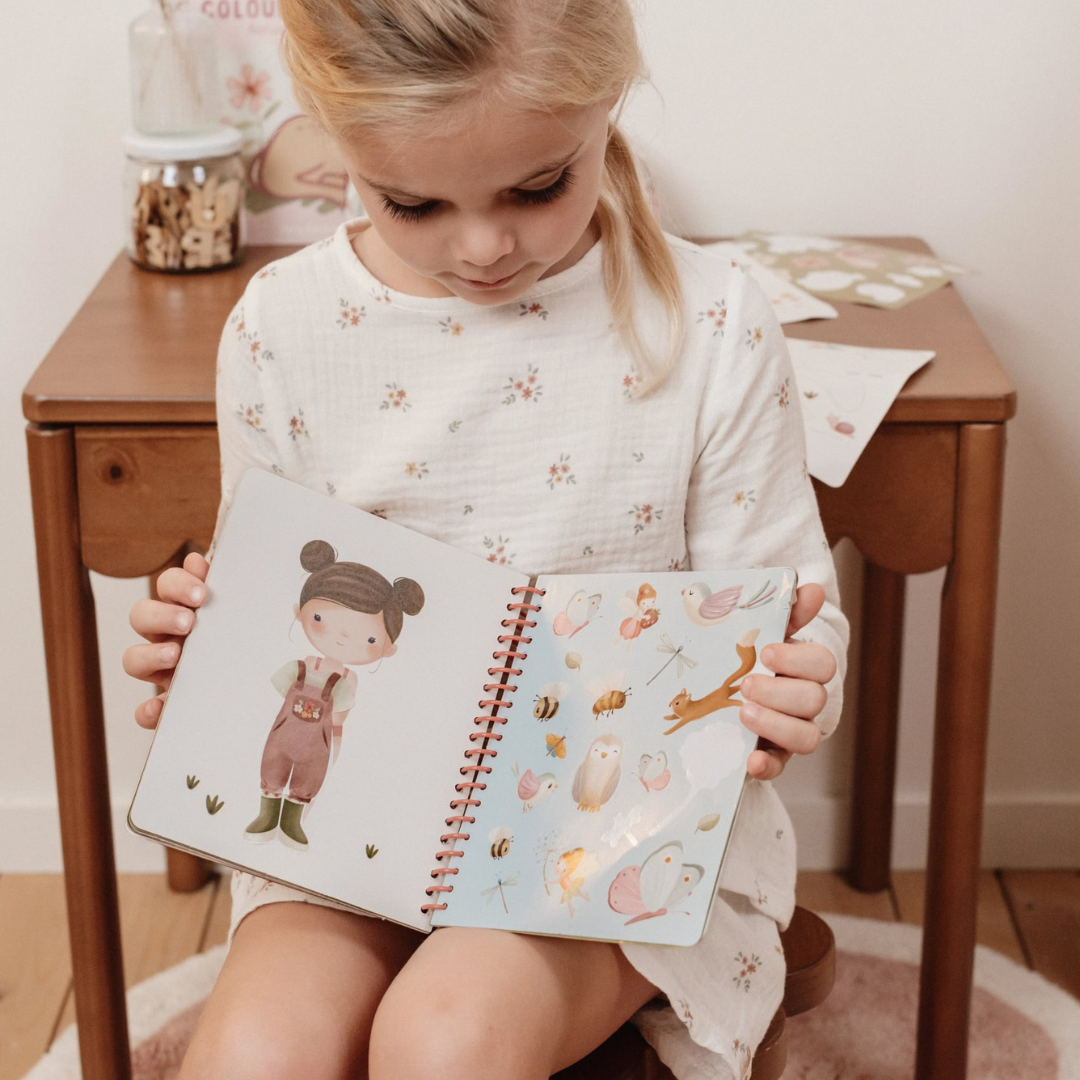 Little Dutch Dress Up & Sticker Book – Fairy Garden