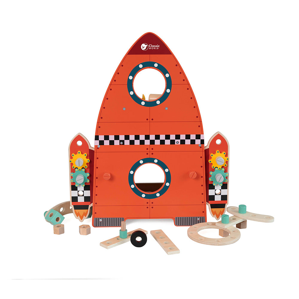 Classic World Rocket Workbench Playset
