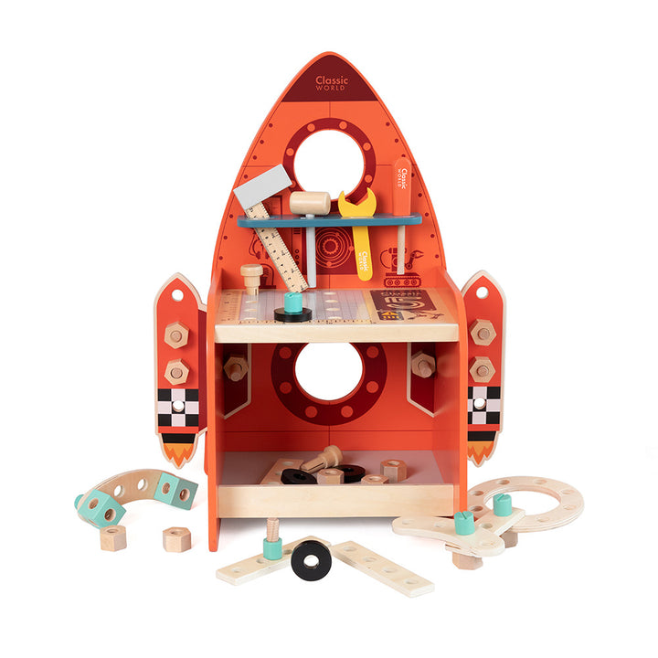 Classic World Rocket Workbench Playset