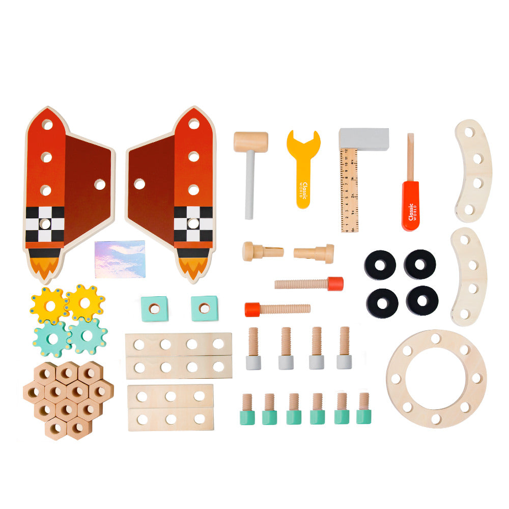 Classic World Rocket Workbench Playset