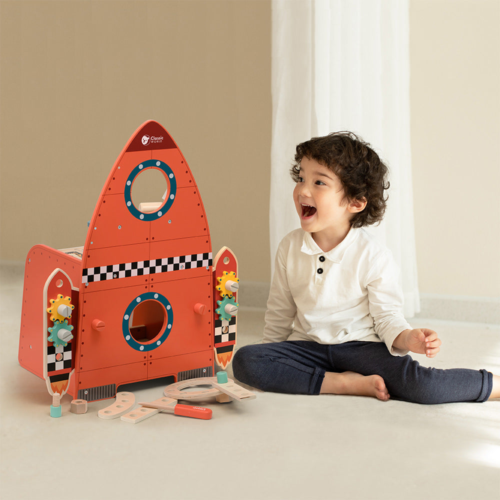 Classic World Rocket Workbench Playset