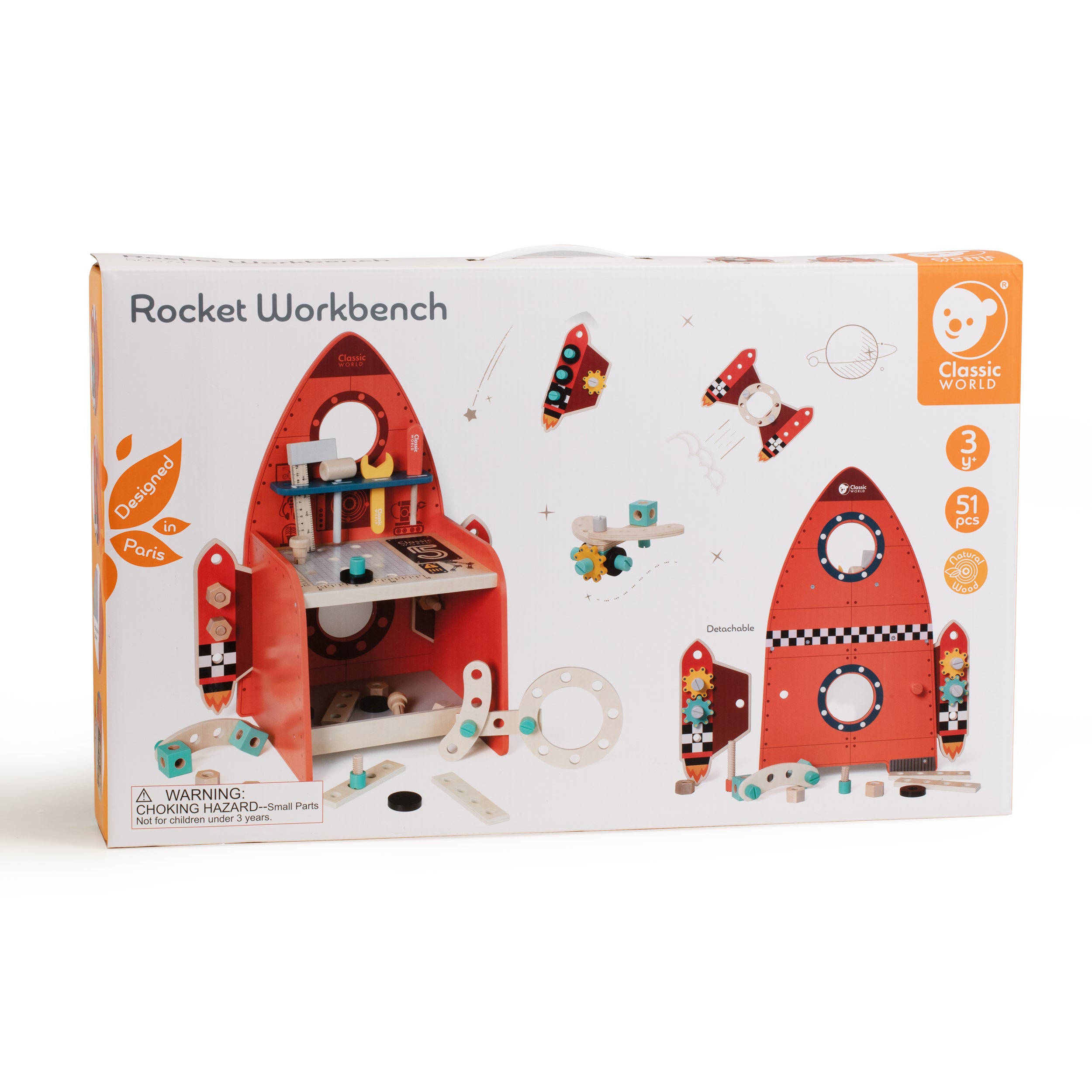 Classic World Rocket Workbench Playset
