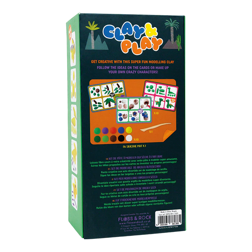 Floss &amp; Rock Clay &amp; Play – Dinosaur