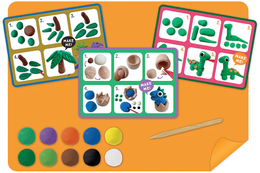 Floss &amp; Rock Clay &amp; Play – Dinosaur