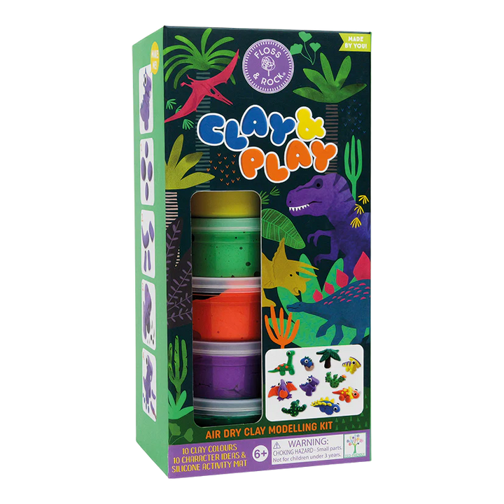 Floss &amp; Rock Clay &amp; Play – Dinosaur