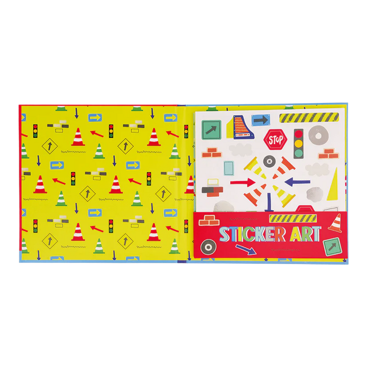 Floss &amp; Rock Sticker Art – Construction