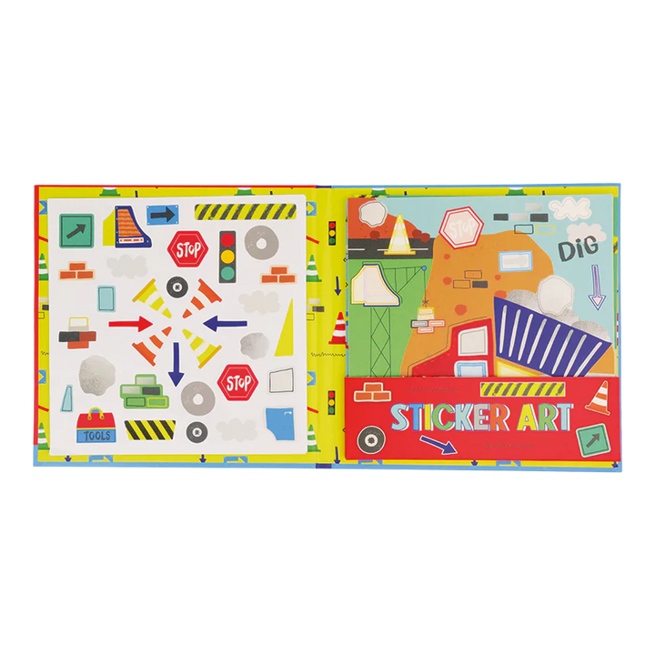 Floss &amp; Rock Sticker Art – Construction