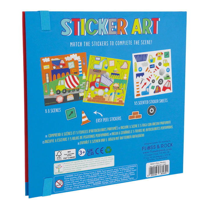 Floss &amp; Rock Sticker Art – Construction