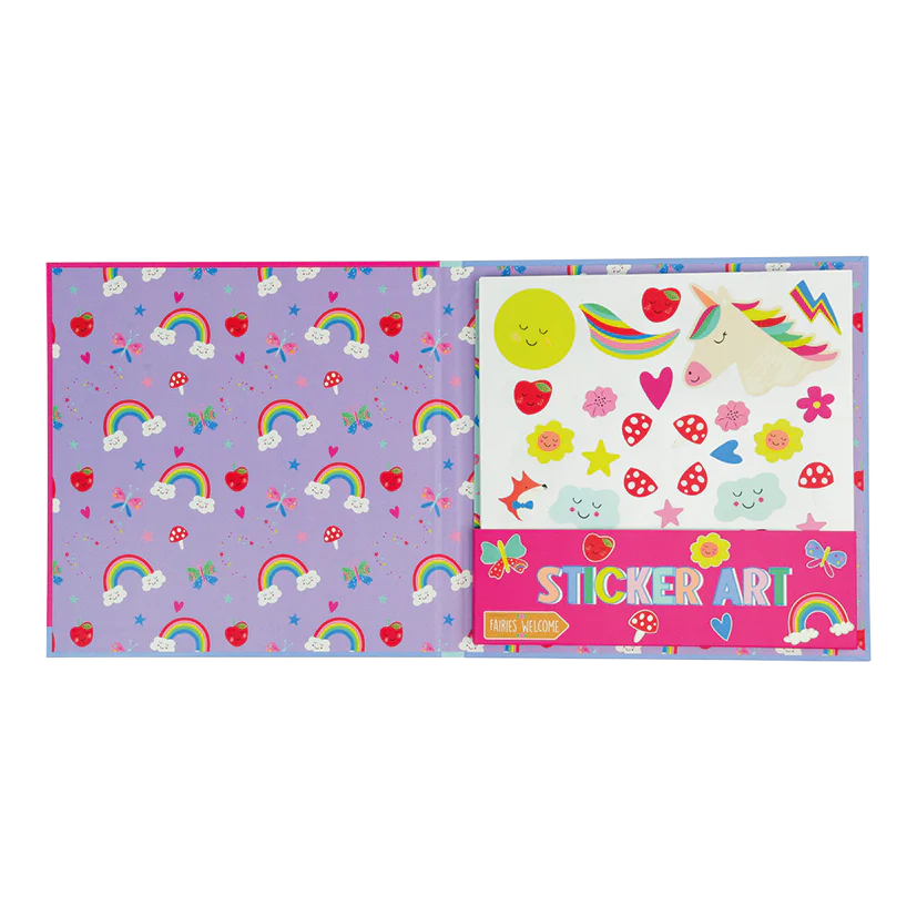 Floss &amp; Rock Sticker Art – Rainbow Fairy