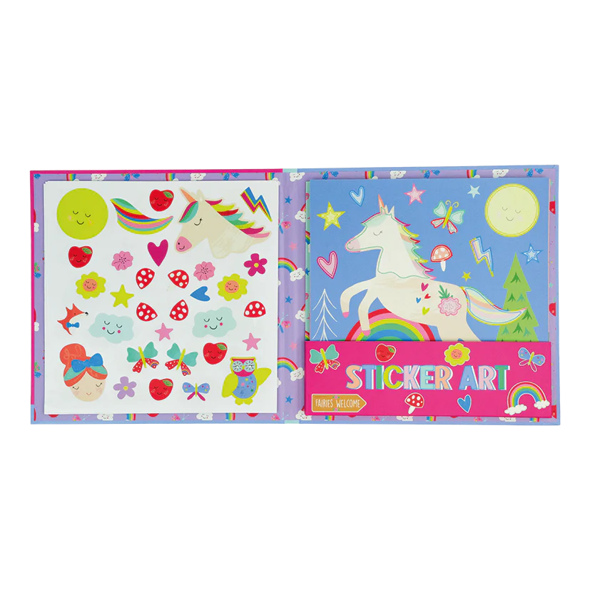 Floss &amp; Rock Sticker Art – Rainbow Fairy