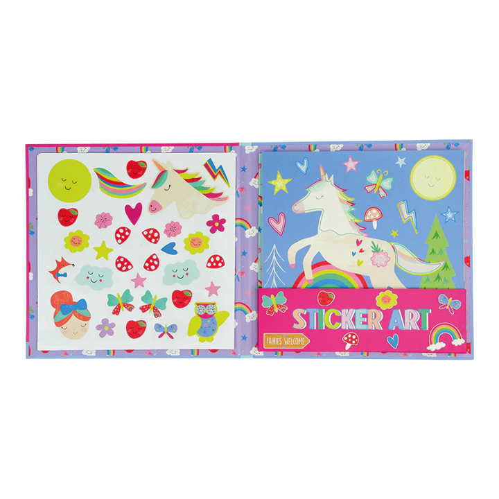 Floss &amp; Rock Sticker Art – Rainbow Fairy