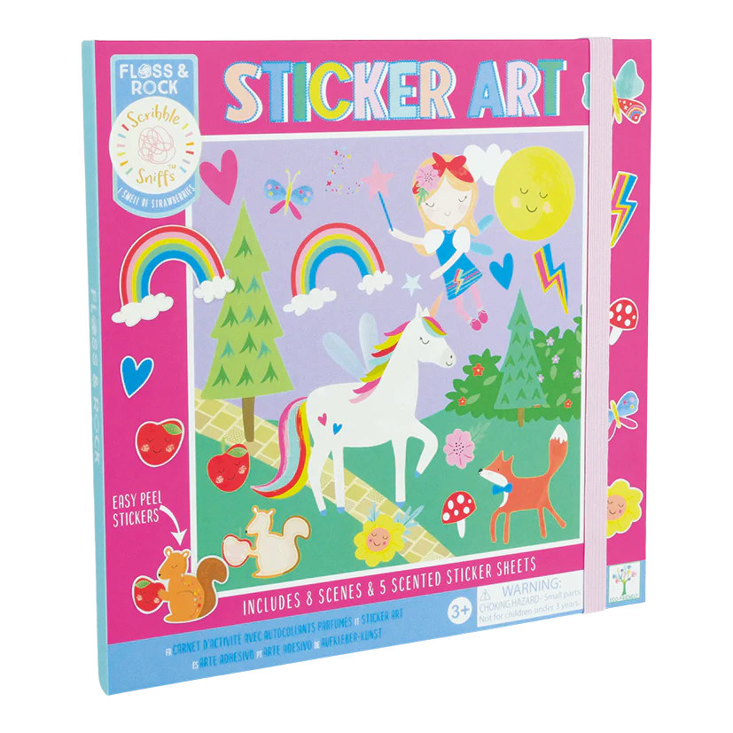 Floss &amp; Rock Sticker Art – Rainbow Fairy