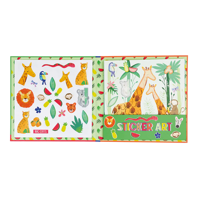 Floss &amp; Rock Sticker Art – Jungle