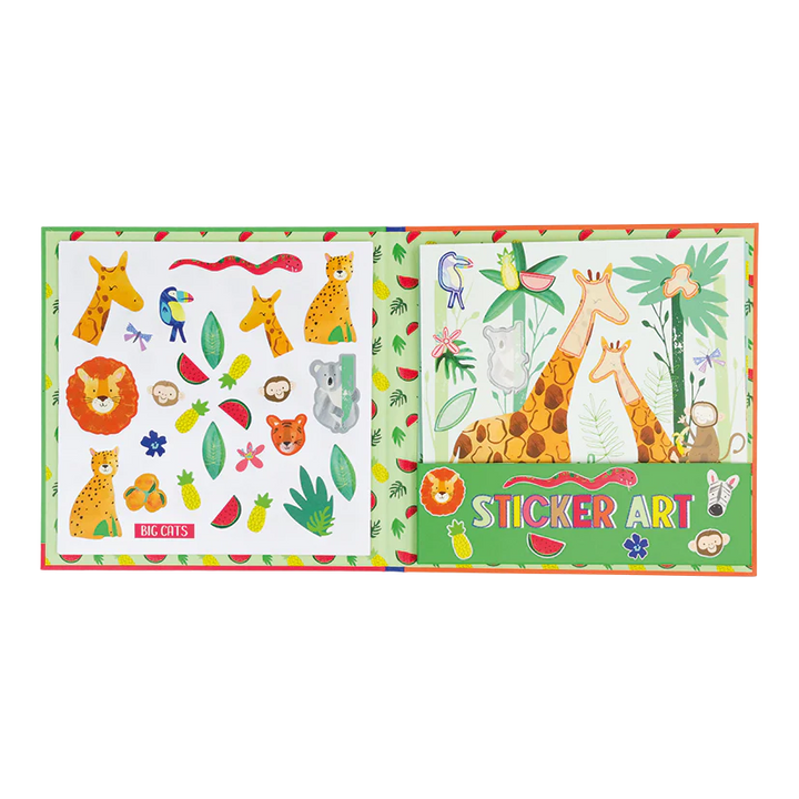 Floss &amp; Rock Sticker Art – Jungle