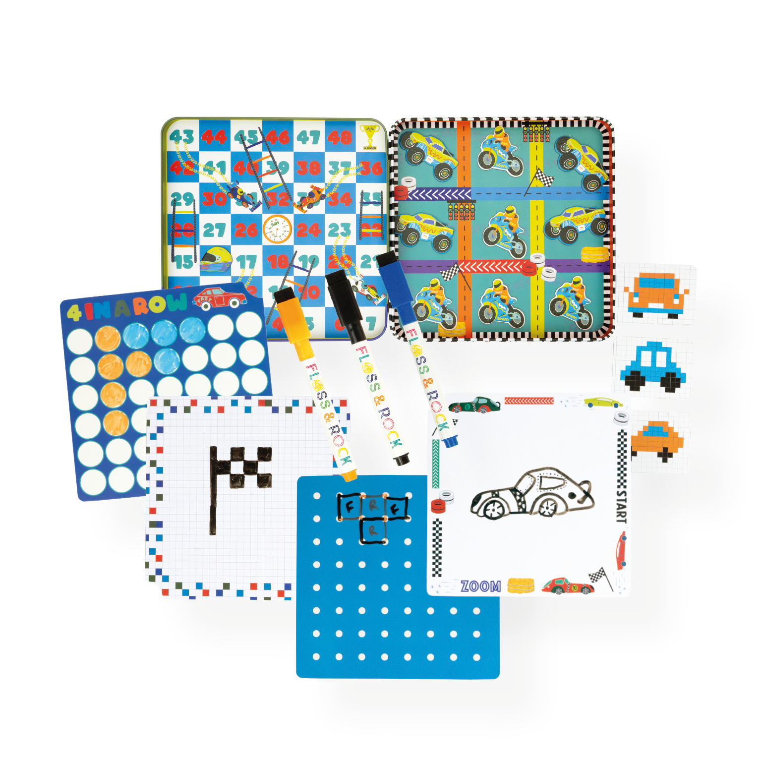 Floss & Rock Magnetic Fun & Games – Cars