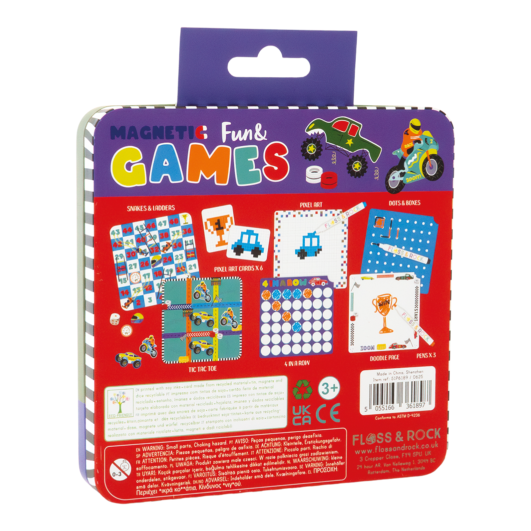 Floss &amp; Rock Magnetic Fun &amp; Games – Cars