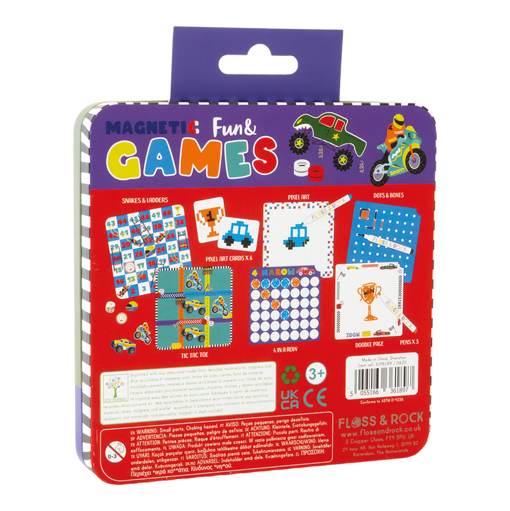 Floss &amp; Rock Magnetic Fun &amp; Games – Cars