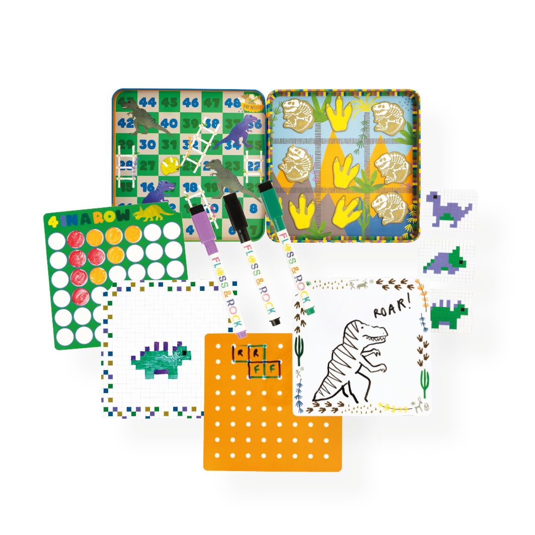 Floss &amp; Rock Magnetic Fun &amp; Games – Dinosaurs