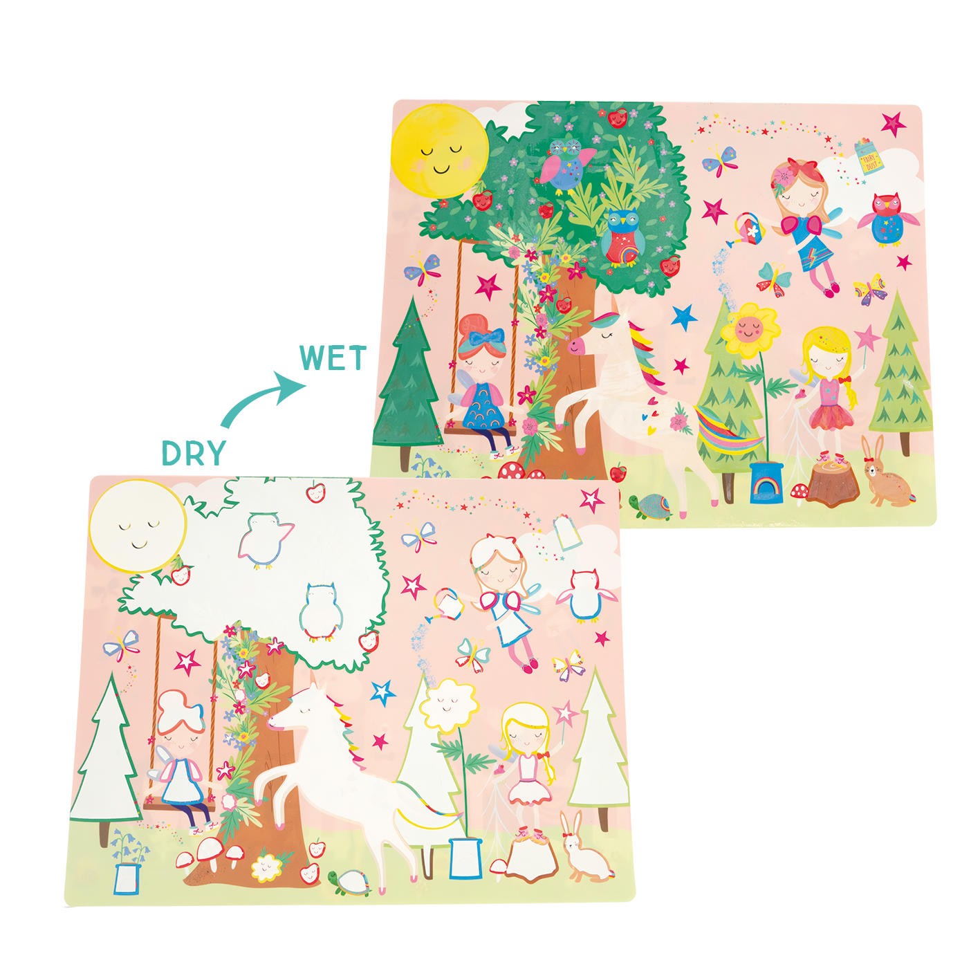 Floss & Rock Magic Water Placemats – Rainbow Fairy