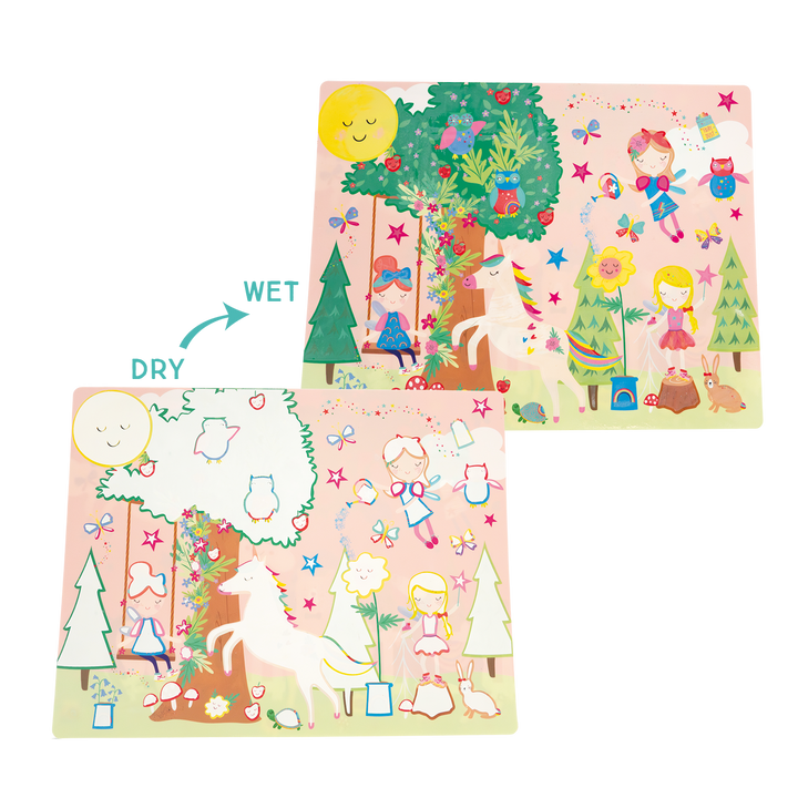 Floss &amp; Rock Magic Water Placemats – Rainbow Fairy