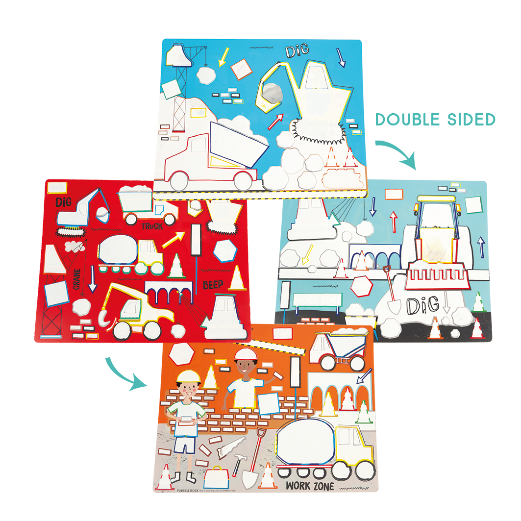 Floss &amp; Rock Magic Water Placemats – Construction