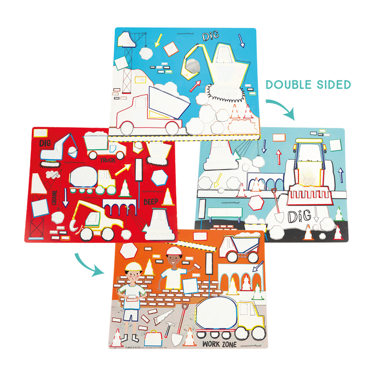 Floss &amp; Rock Magic Water Placemats – Construction