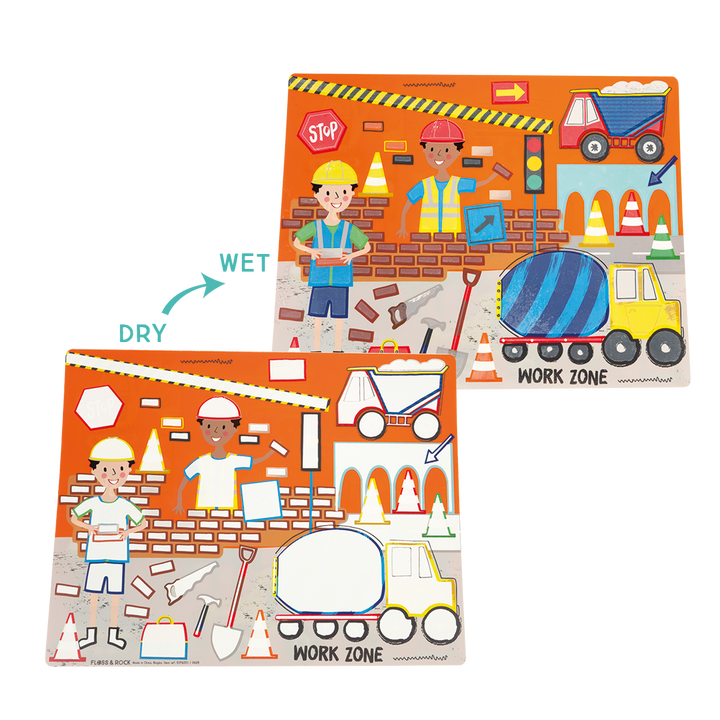Floss &amp; Rock Magic Water Placemats – Construction
