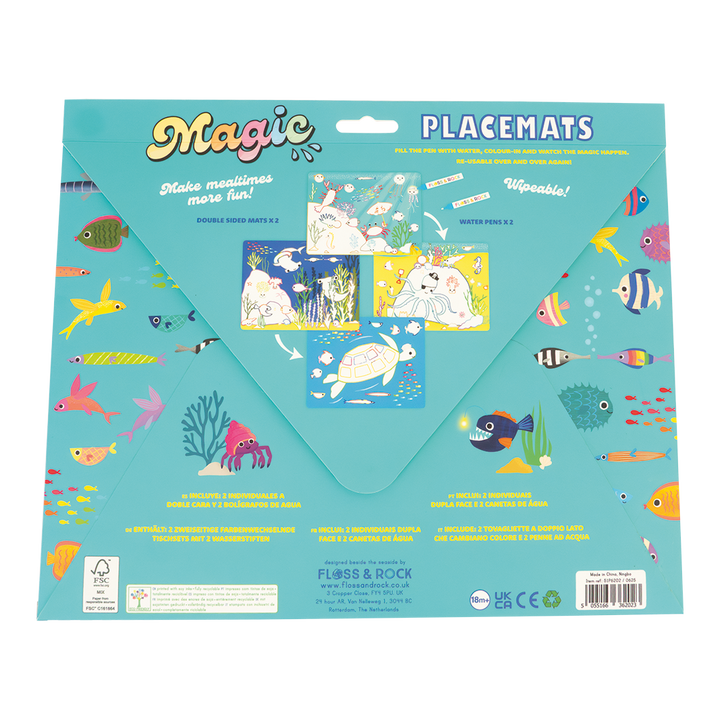 Floss &amp; Rock Magic Water Placemats – Ocean
