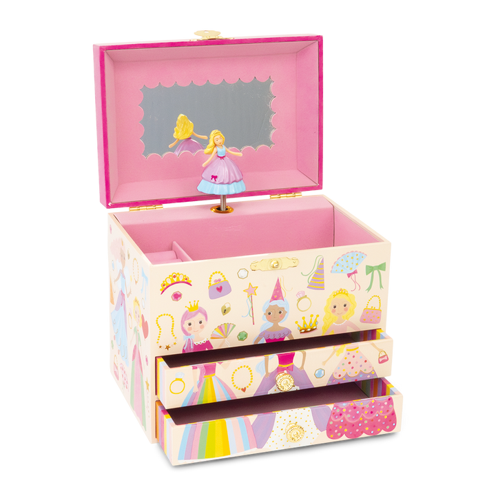 Floss &amp; Rock Musical Jewellery Box with Drawers – Princess