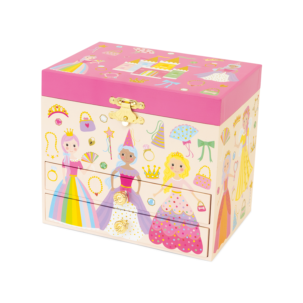 Floss &amp; Rock Musical Jewellery Box with Drawers – Princess