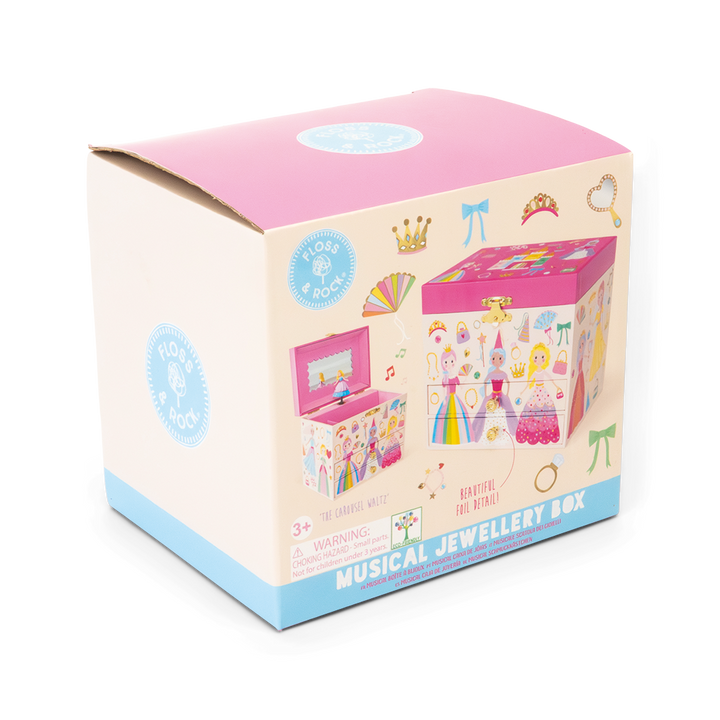 Floss &amp; Rock Musical Jewellery Box with Drawers – Princess