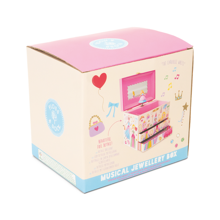 Floss &amp; Rock Musical Jewellery Box with Drawers – Princess