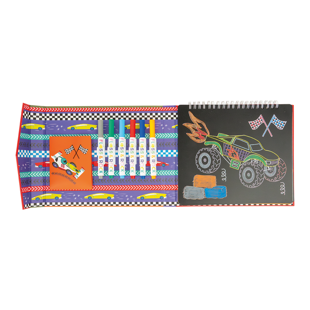 Floss & Rock Chalkboard Sketchbook – Cars