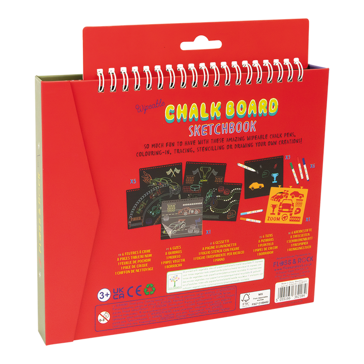 Floss &amp; Rock Chalkboard Sketchbook – Cars