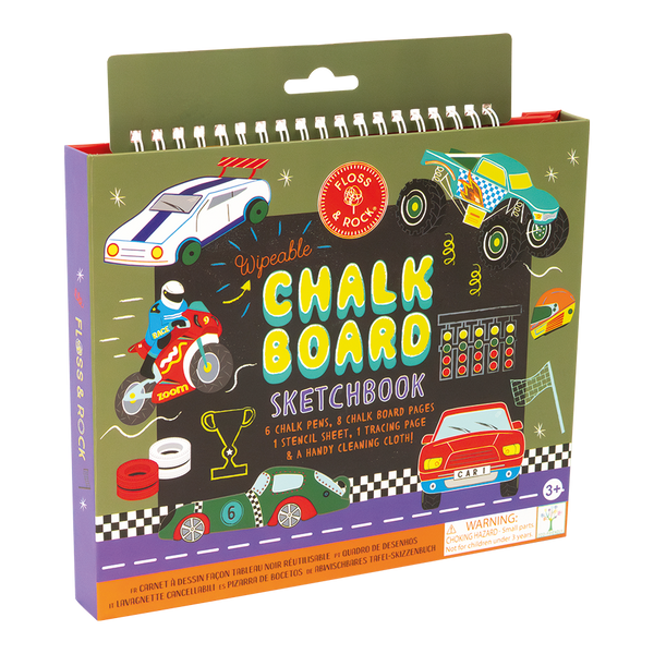 Floss & Rock Chalkboard Sketchbook – Cars