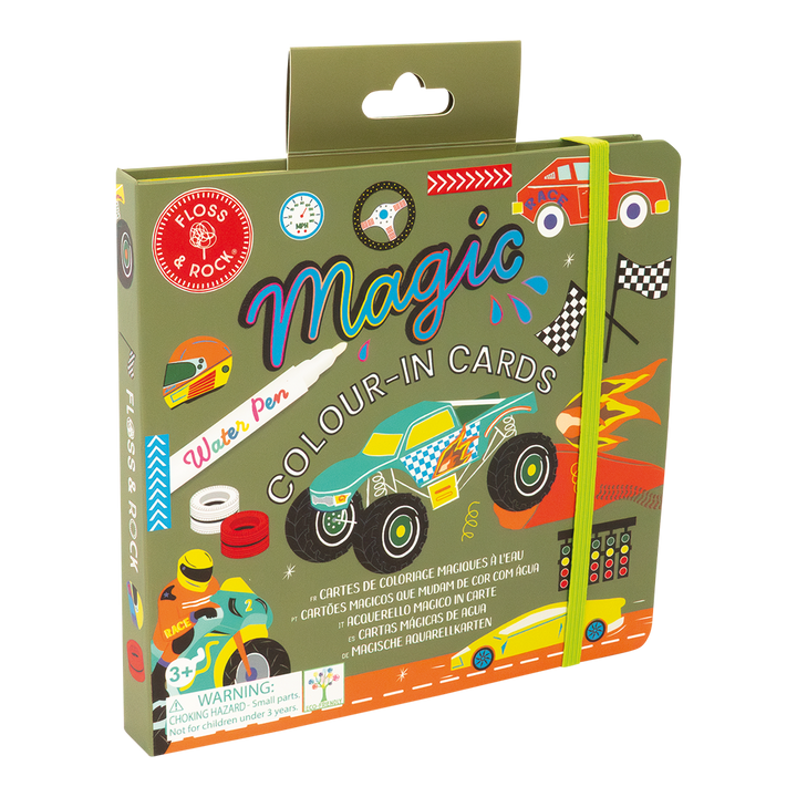 Floss &amp; Rock Magic Colour Changing Water Cards – Cars