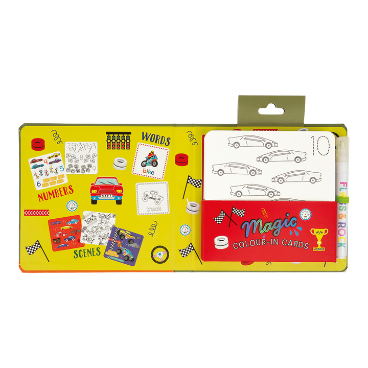 Floss &amp; Rock Magic Colour Changing Water Cards – Cars