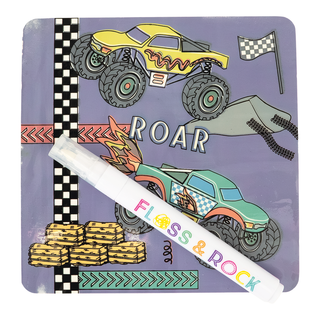 Floss &amp; Rock Magic Colour Changing Water Cards – Cars